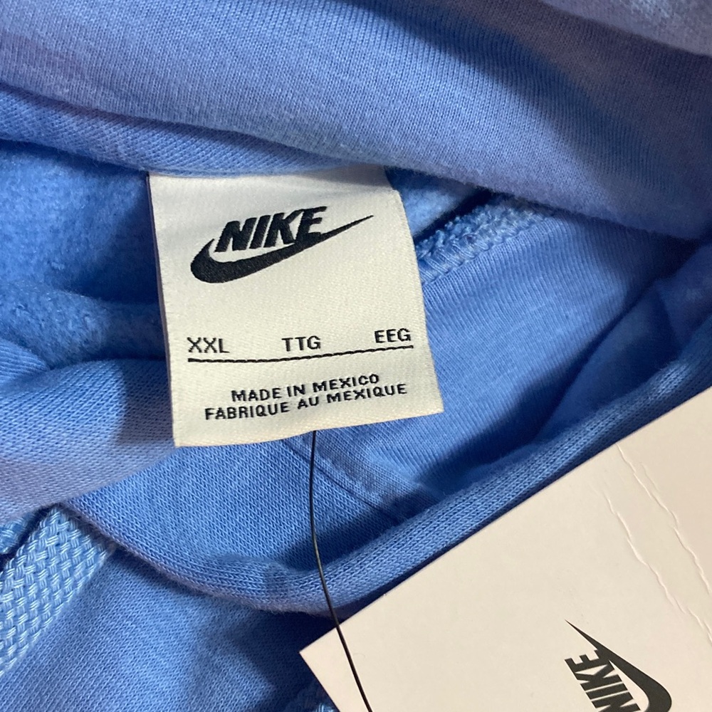 Nike Light Blue USA Fencing Hoodie mens XXL - Picture 3 of 6